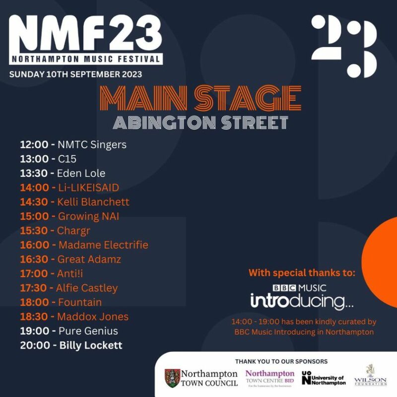 Northampton Music Festival 2023 Northampton BID